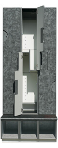 Ideal 3000-1 Series Locker with Lower Cubby