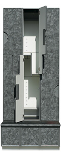 Ideal 3000-3 Series Locker with Raised Platform
