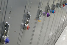 metal-lockers installation